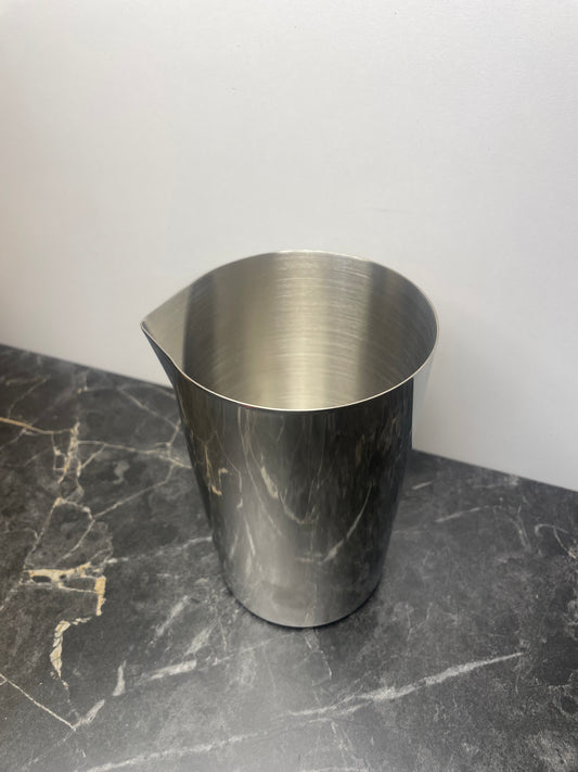 Mixing Glass 800ml  Silver Mirror With Lip