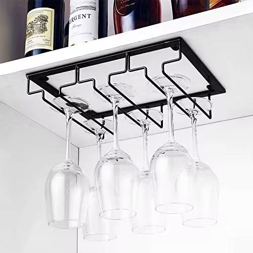 Black Wine glass holder