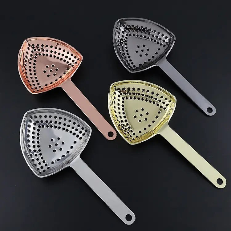 Triangle filter spoon