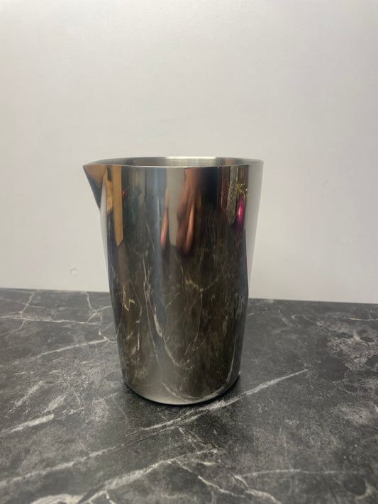 Mixing Glass 500ml  Silver Mirror With Lip