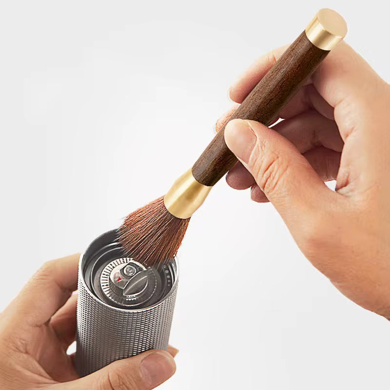 Coffee Grinder Cleaning Brush Wooden Handle