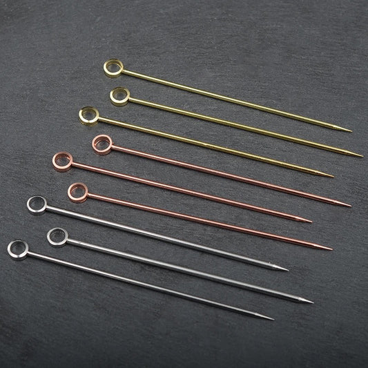 Circle cocktail picks
