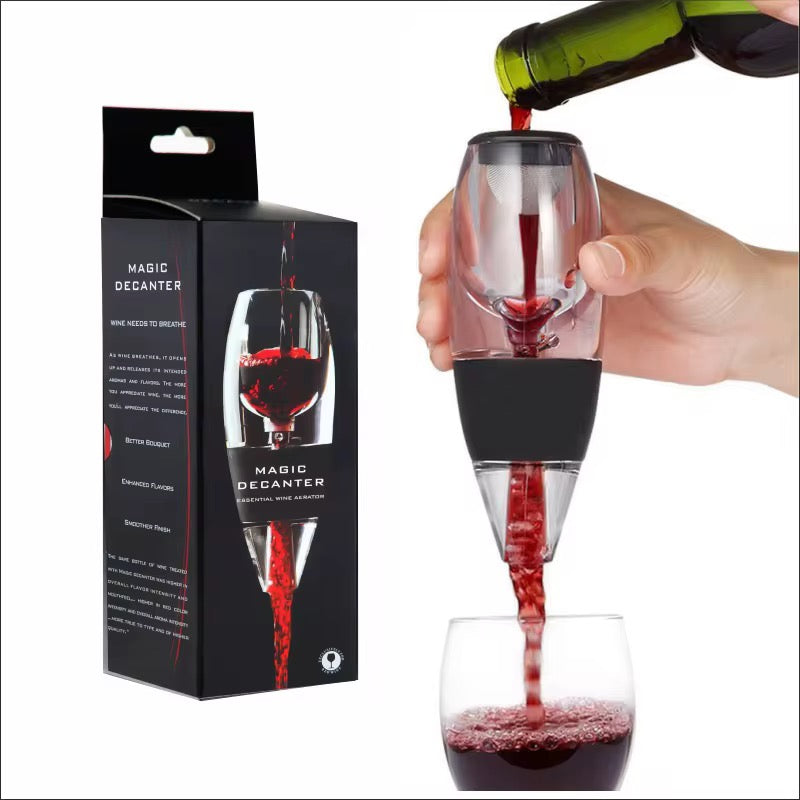 Magic wine aerator