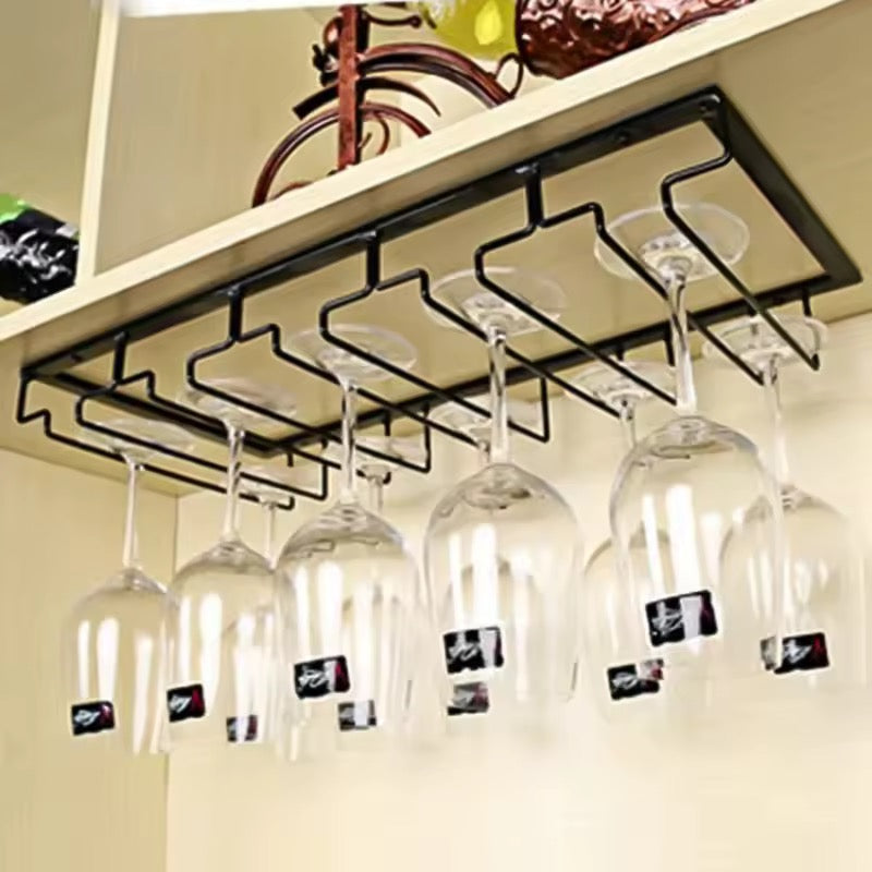Black Wine glass holder