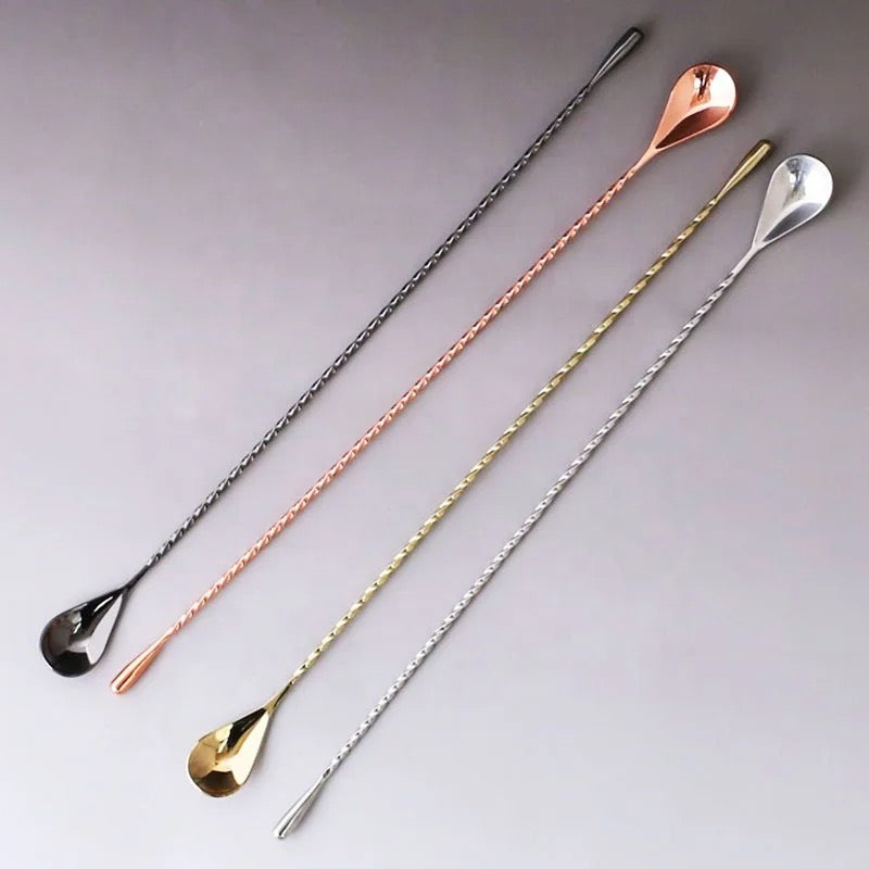 Tear Drop Mirror Bar Spoon