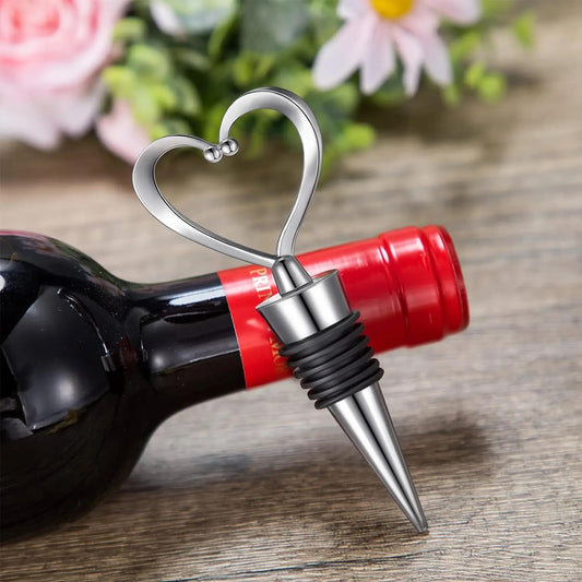 Bottle stopper heart head