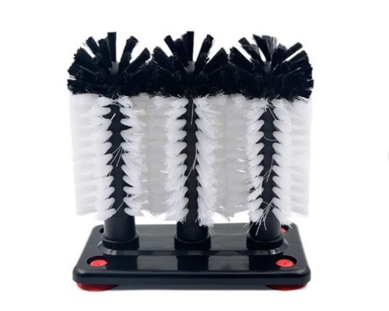 3 Brush Glass Washer