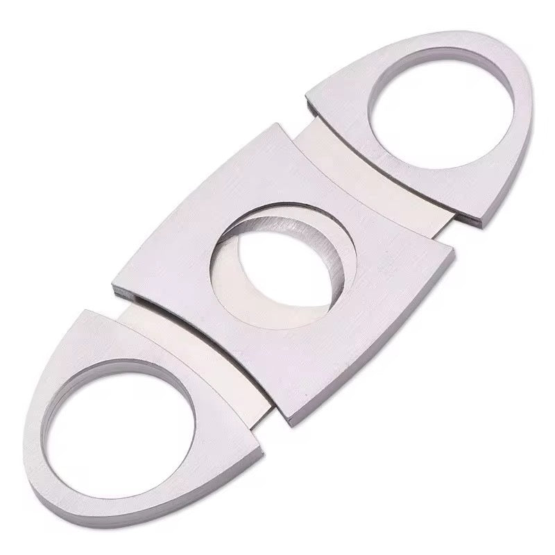 Stainless steel cigar cutter