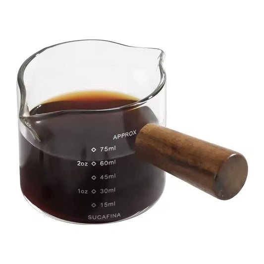 Glass measure cup 75ml