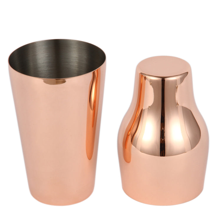 600ml 2PC Shaker Copper  Plated