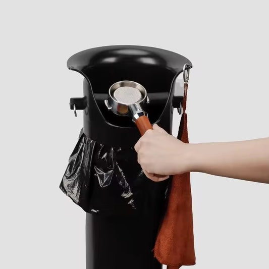 Coffe grounds collection bins