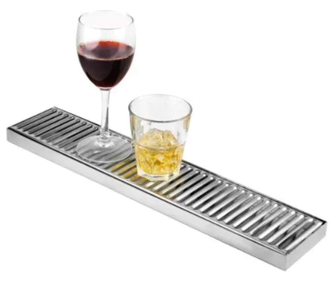 Stainless steel bar Mat 10x49cm