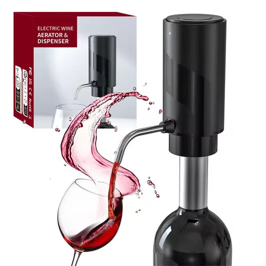 Electric wine aerator
