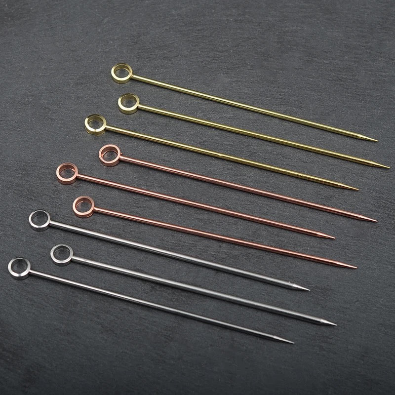 Circle cocktail picks