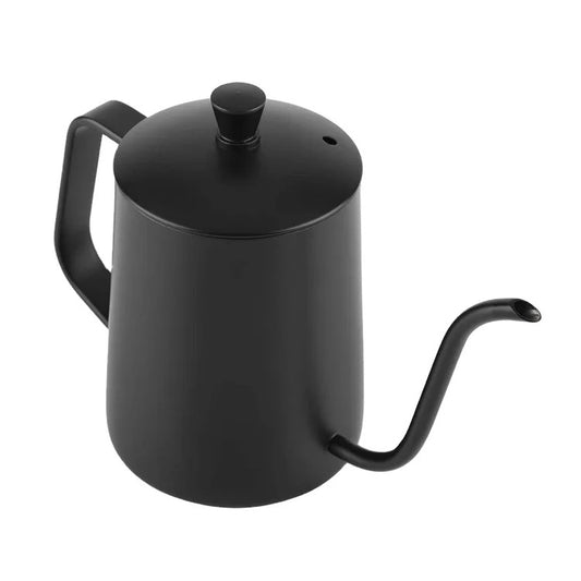 600ml black matt Coffee drip kettle Gooseneck Coffee Kettle for coffee or tea