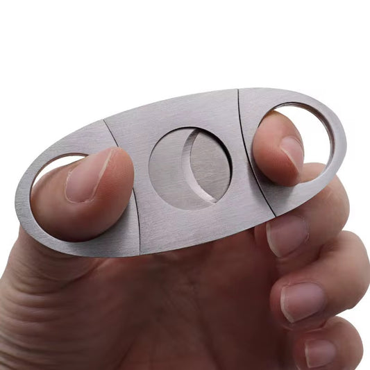 Stainless steel cigar cutter