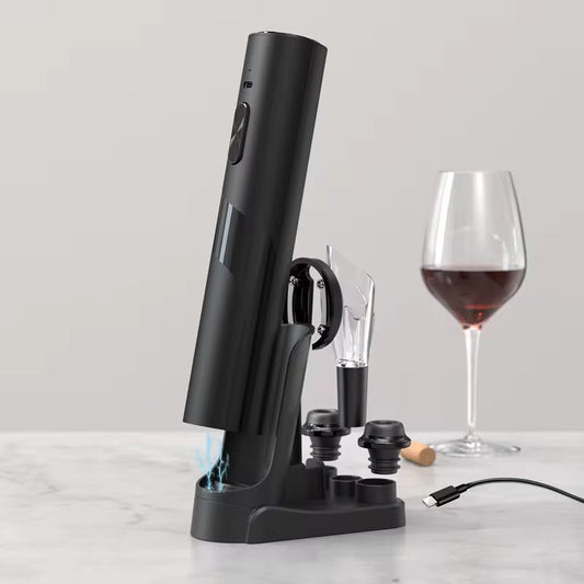 Electric wine opener rechargeable base