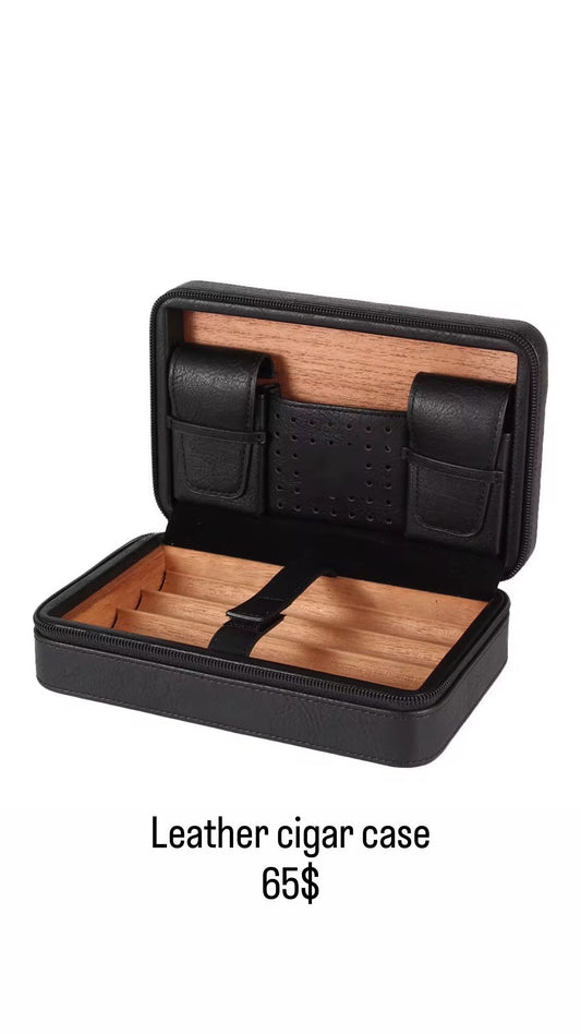 Cigar leather case