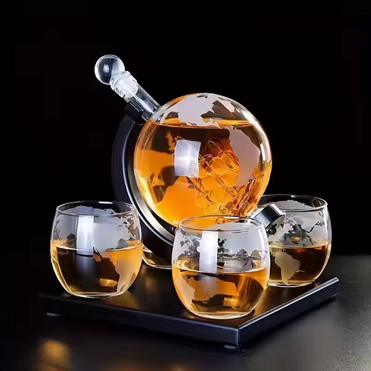 Global Glass Decanter +4 glasses