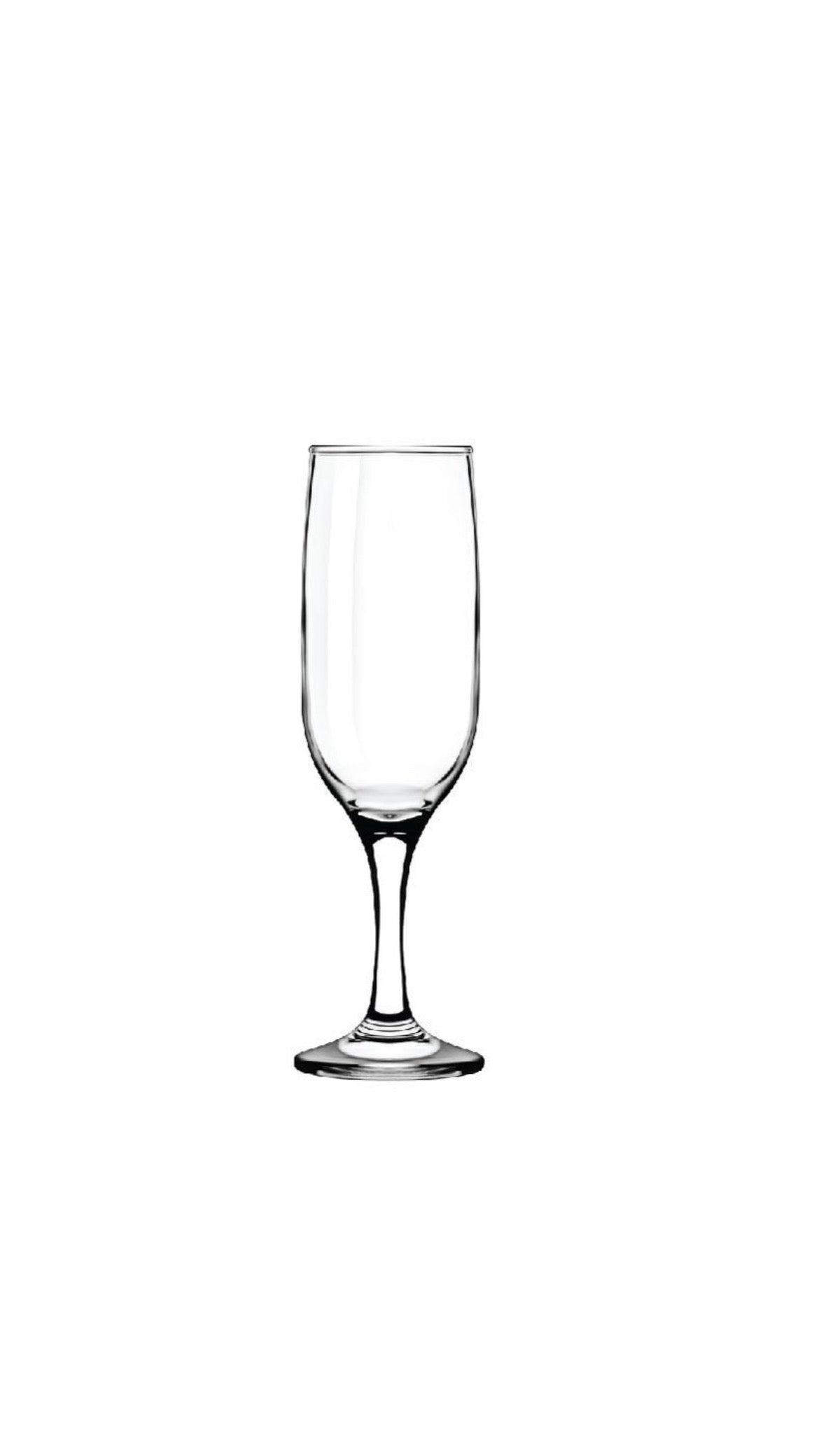 Flute Champagne Glass 215ml-3pcs